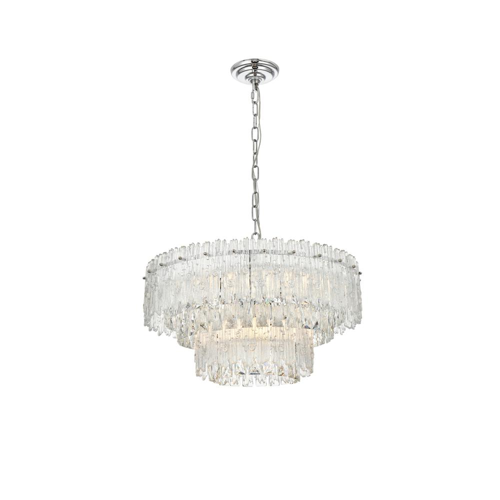 Emilia 21 inch Pendant Light in Chrome. Picture 1