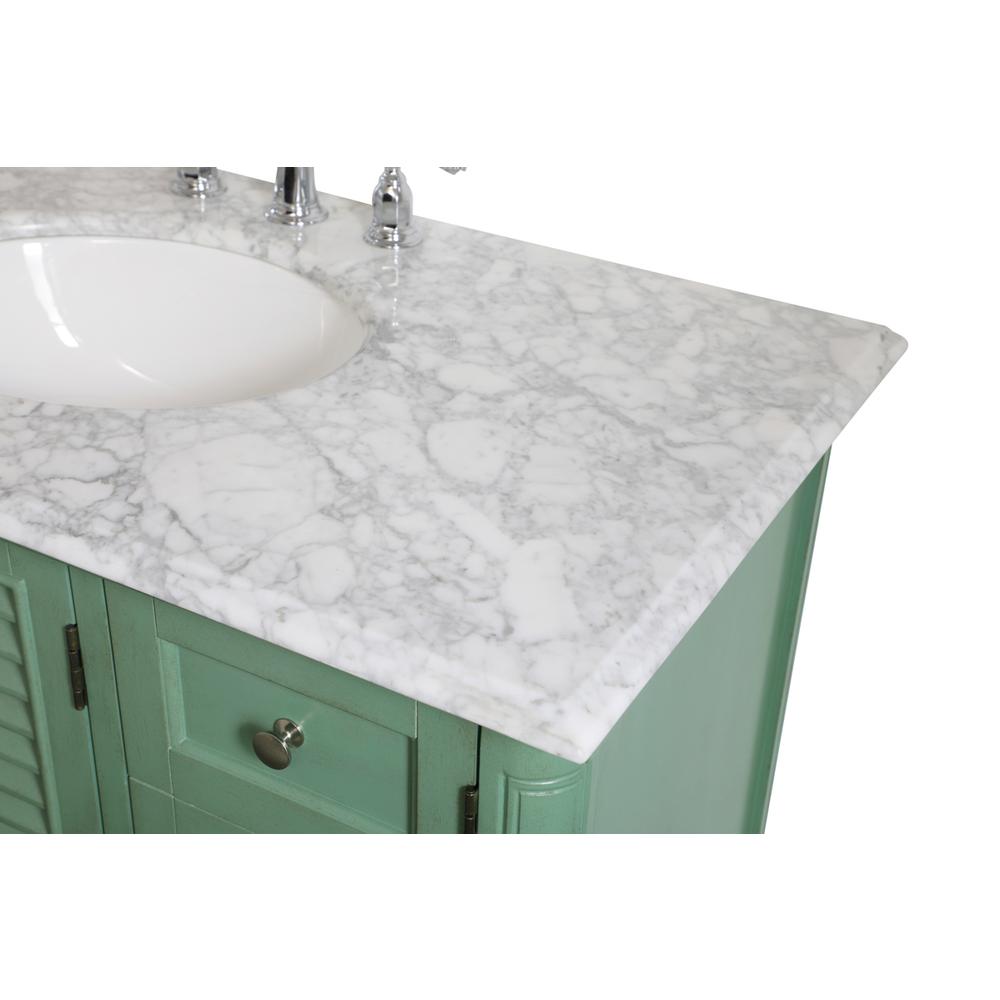 42 inch Single Bathroom Vanity in Vintage Mint. Picture 11
