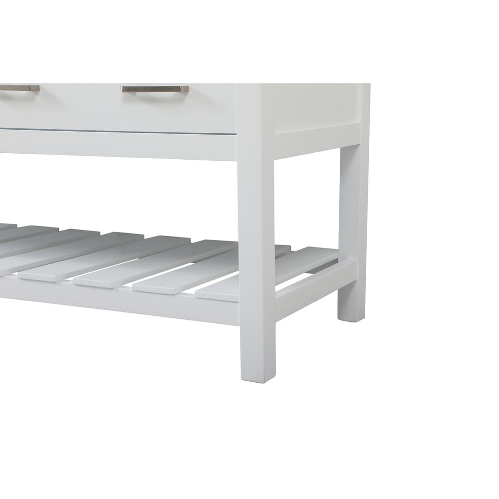 60 inch double bathroom vanity in white. Picture 13
