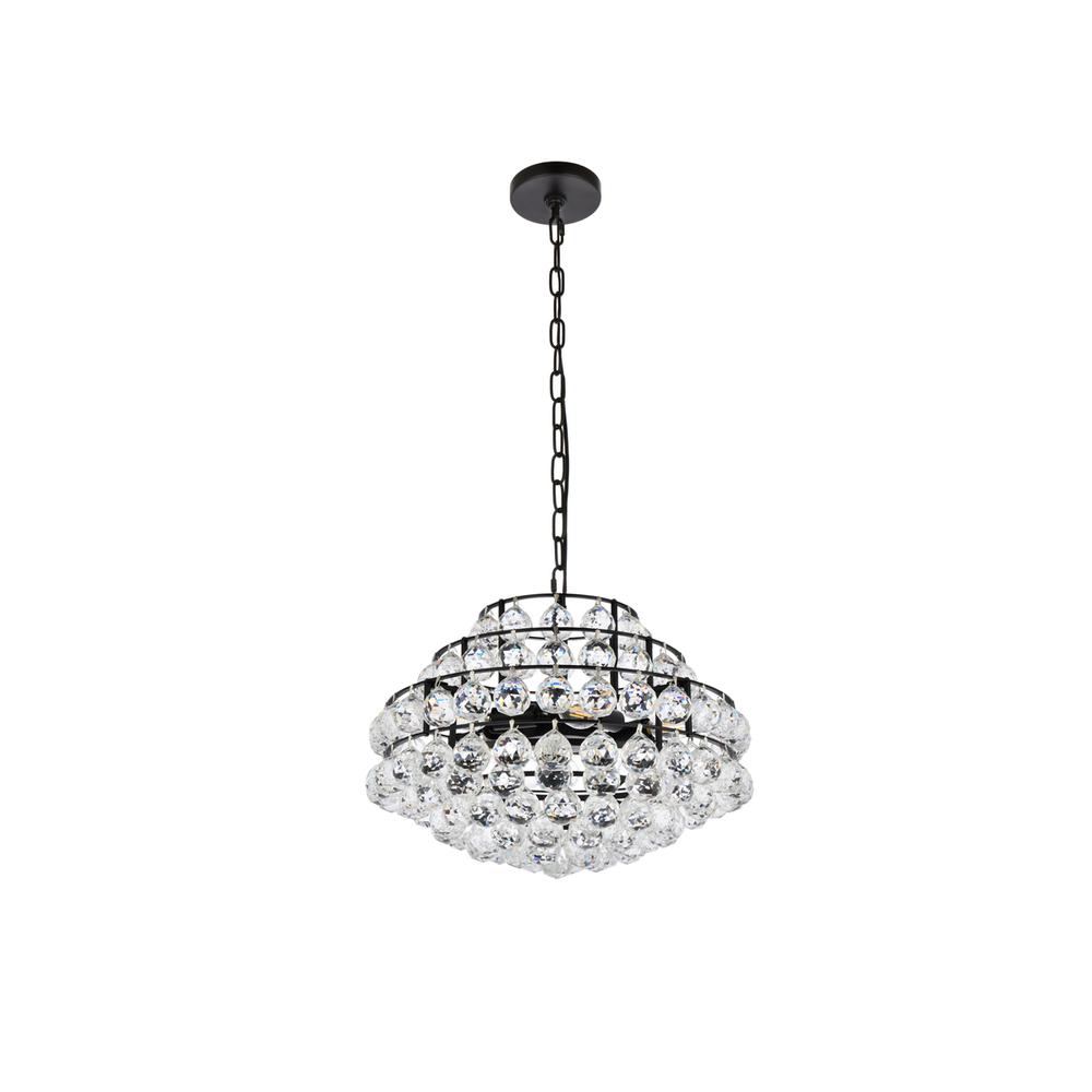 Savannah 18 inch pendant in black. Picture 6