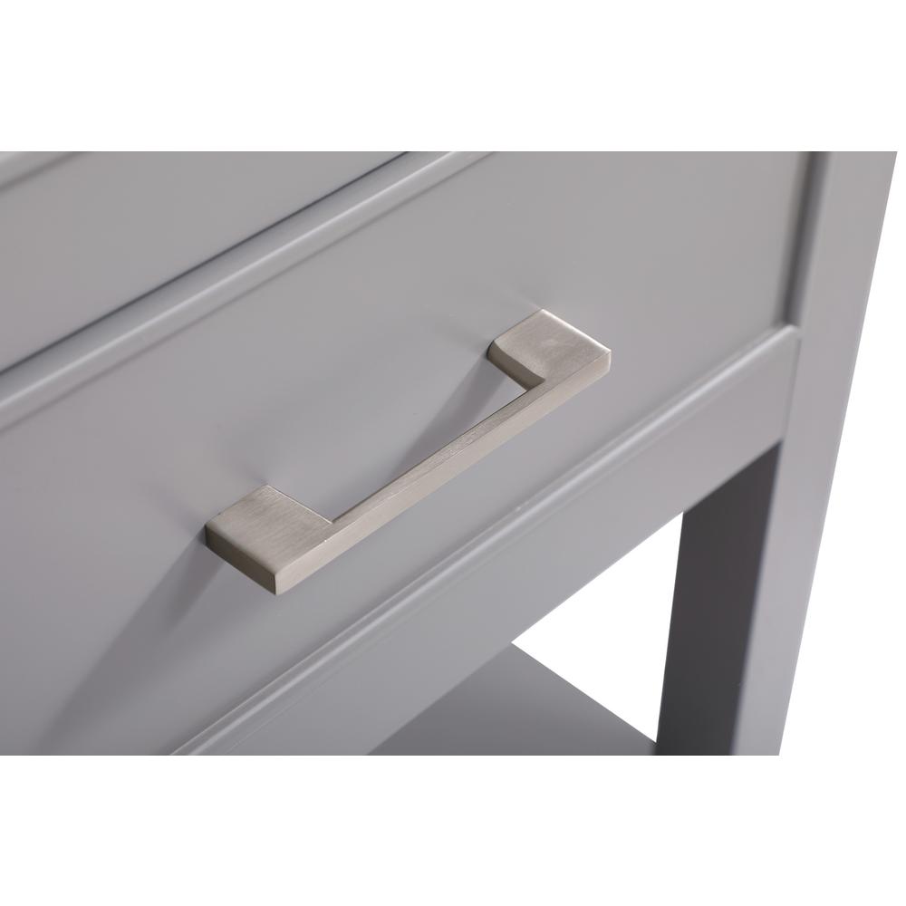 36 inch Single bathroom vanity in gray. Picture 12