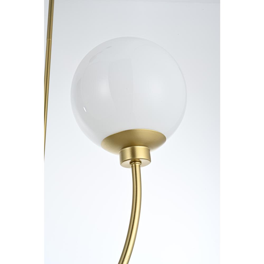 Nyomi 36 inch chandelier in Brass. Picture 5