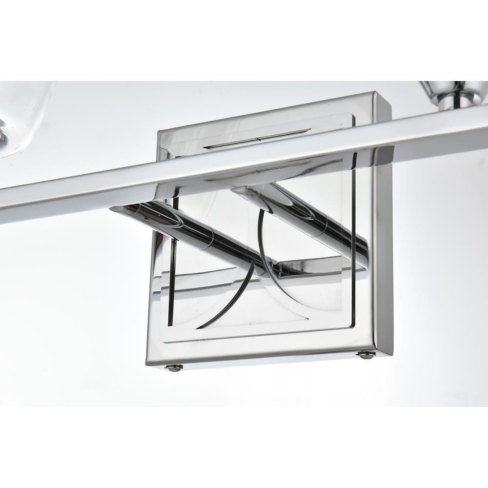 Harris 2 light Chrome and Clear Bath Sconce. Picture 4