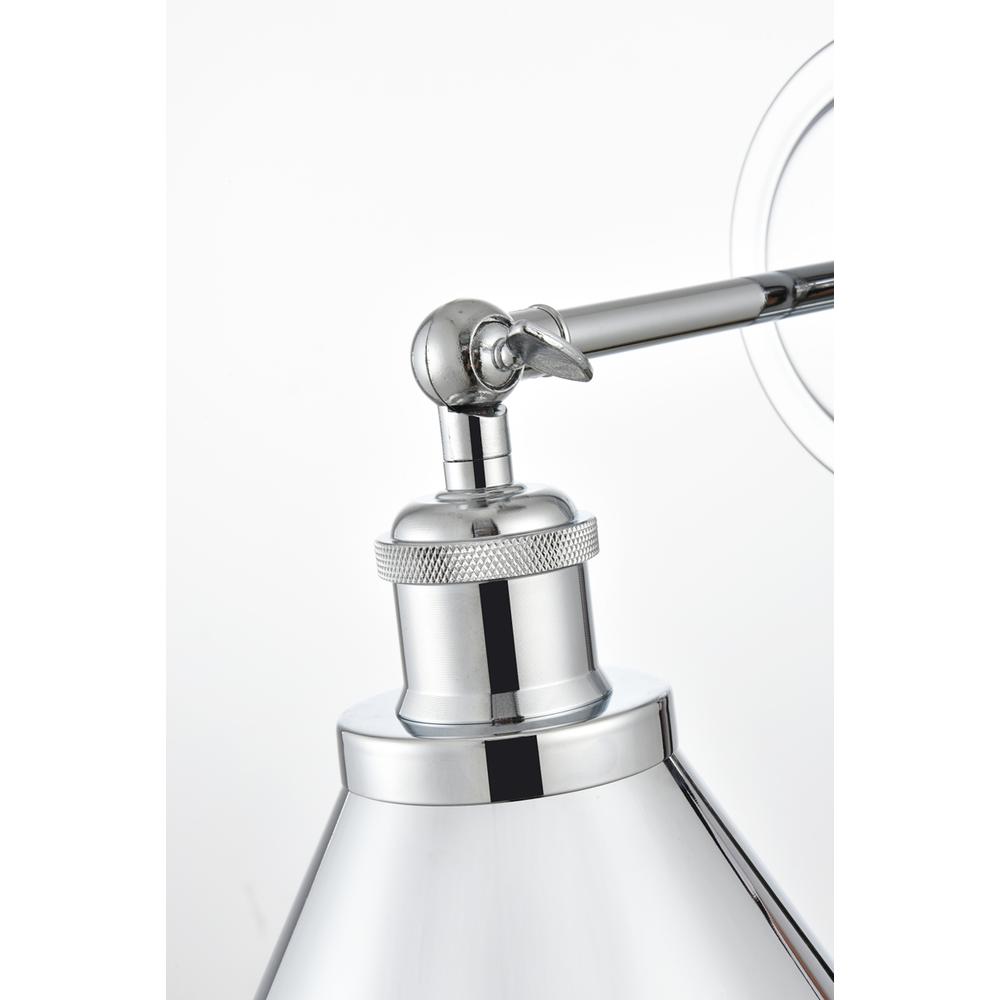 Blaise 1 light Chrome plug in wall sconce. Picture 4