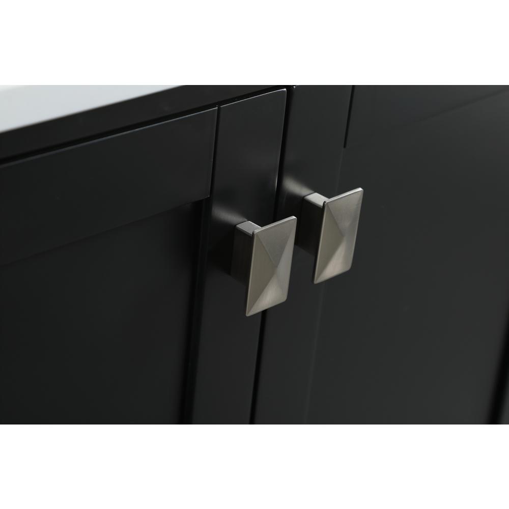 54 Inch SIngle Bathroom Vanity In Black. Picture 12
