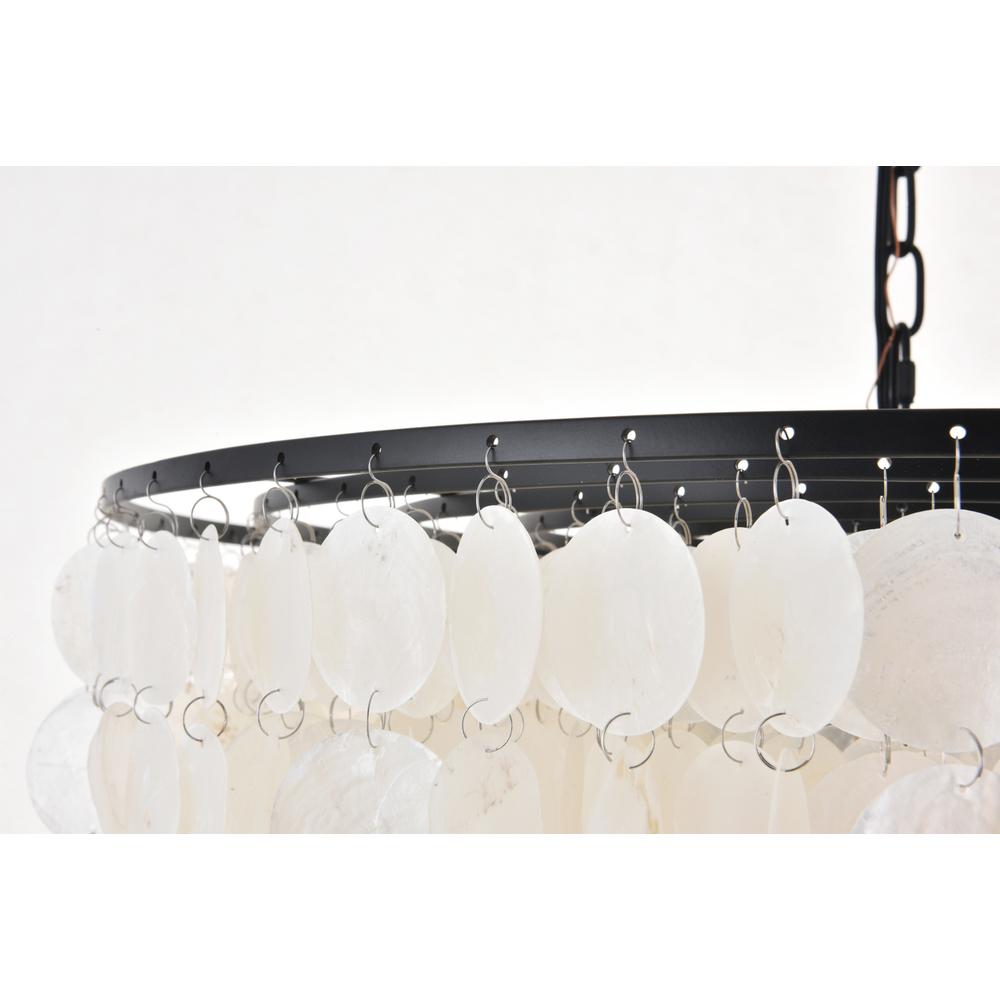 Selene 6 light Black Pendant. Picture 8