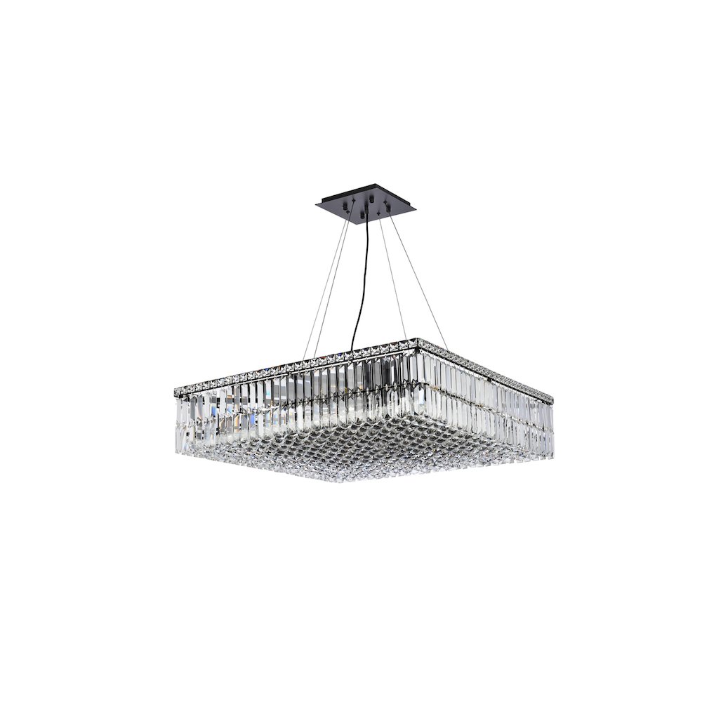 Maxime 32 Inch Black Chandelier. Picture 7