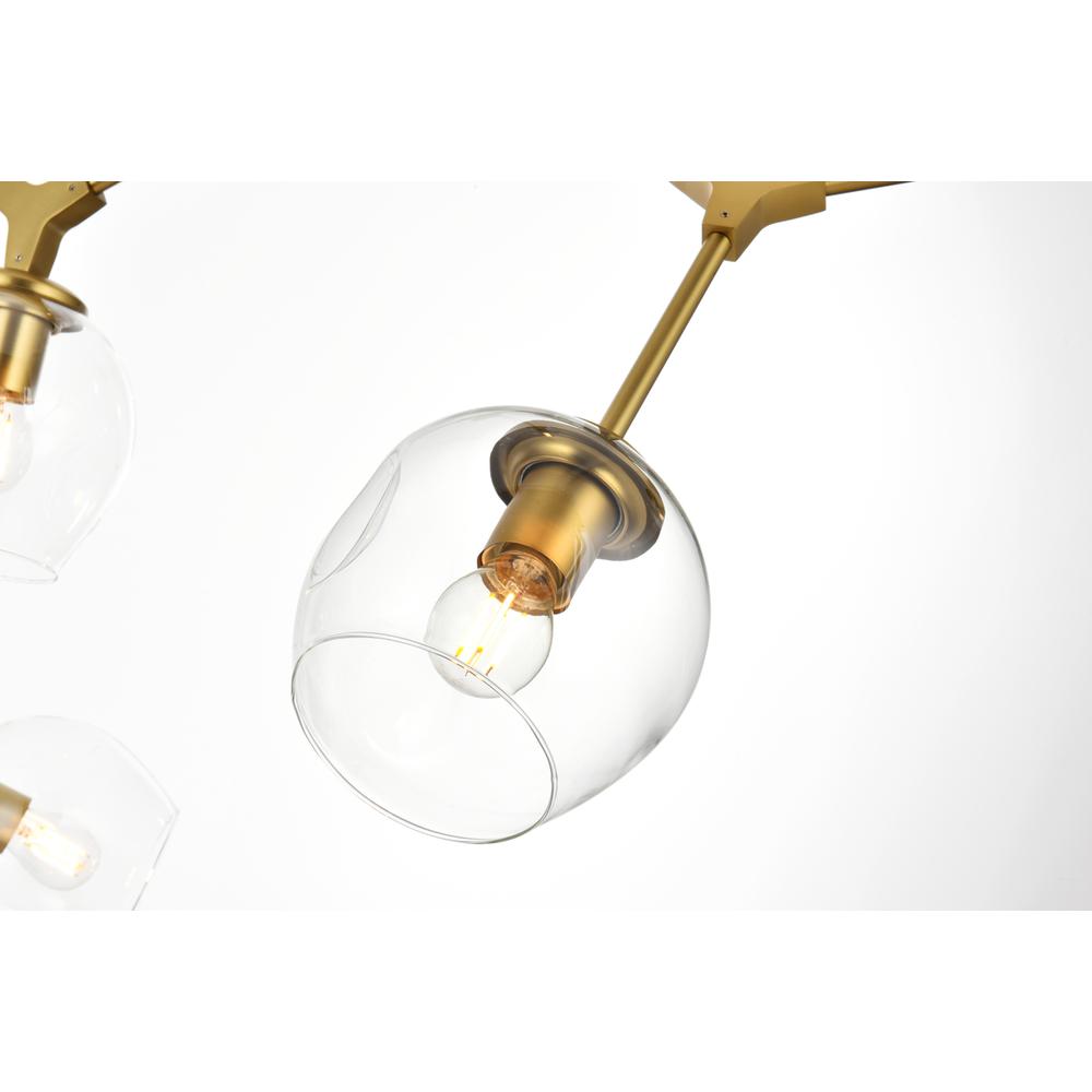 Cavoli 60 inch Chandelier in Brass. Picture 3