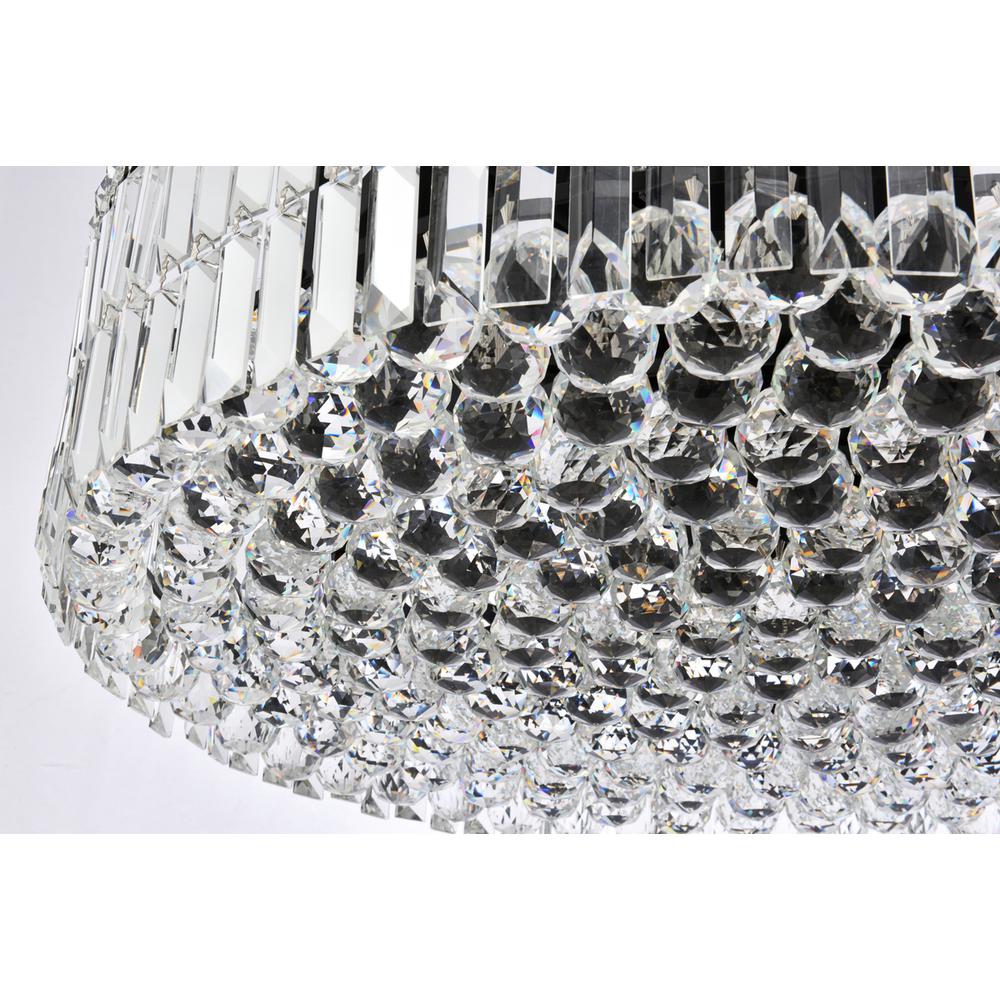 Maxime 28 inch black chandelier. Picture 3