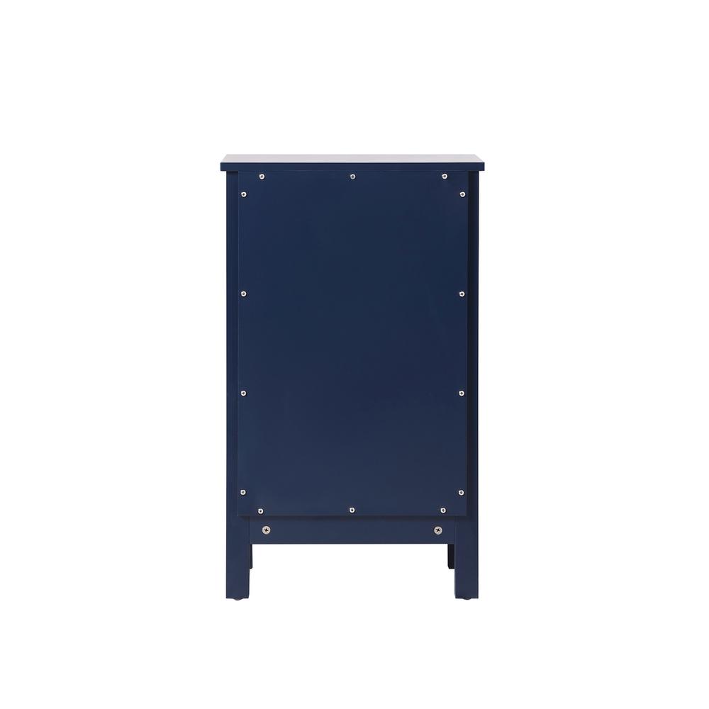 18 Inch Wide Bathroom Storage Freedstanding Cabinet In Blue. Picture 3