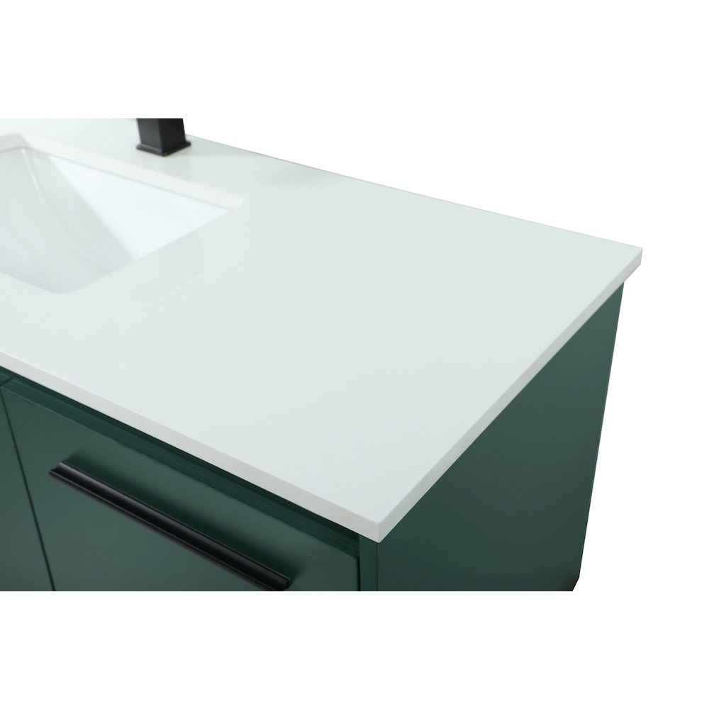 48 Inch Single Bathroom Vanity In Green. Picture 12