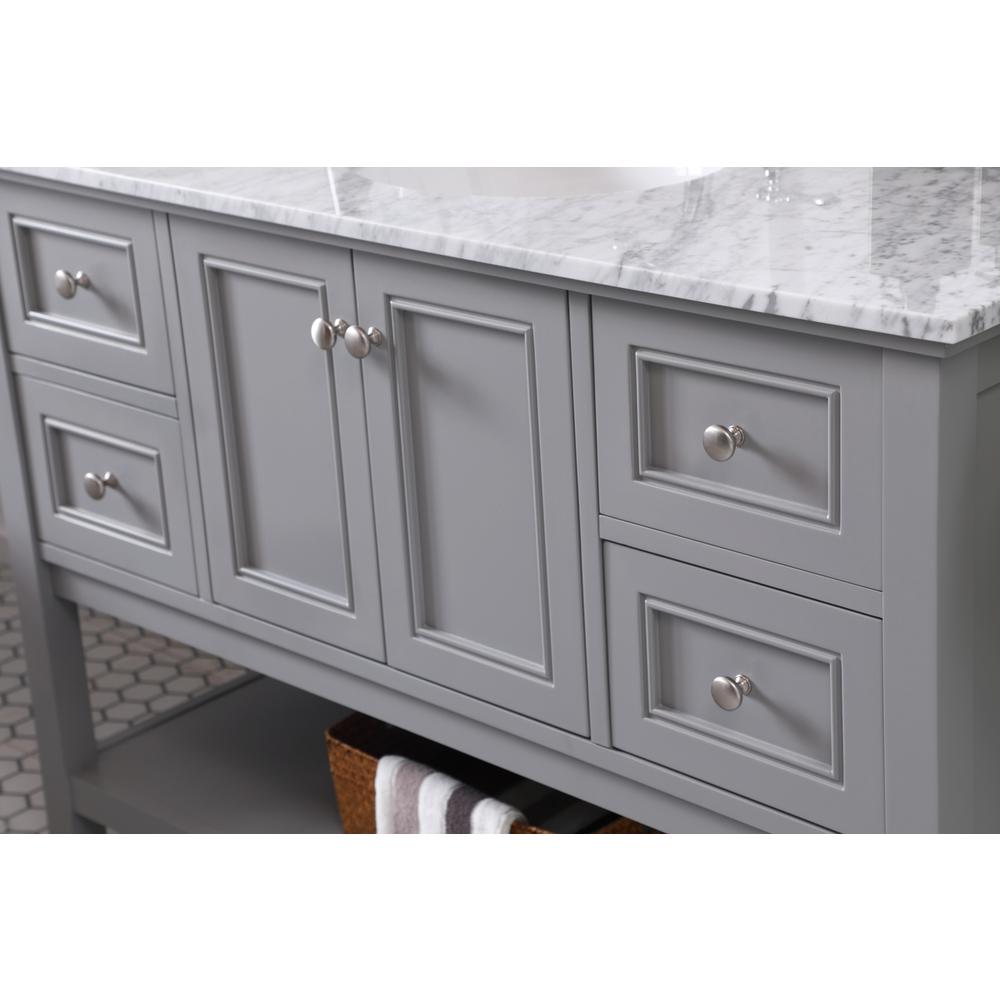 48 in. Single bathroom vanity set in Grey. Picture 5