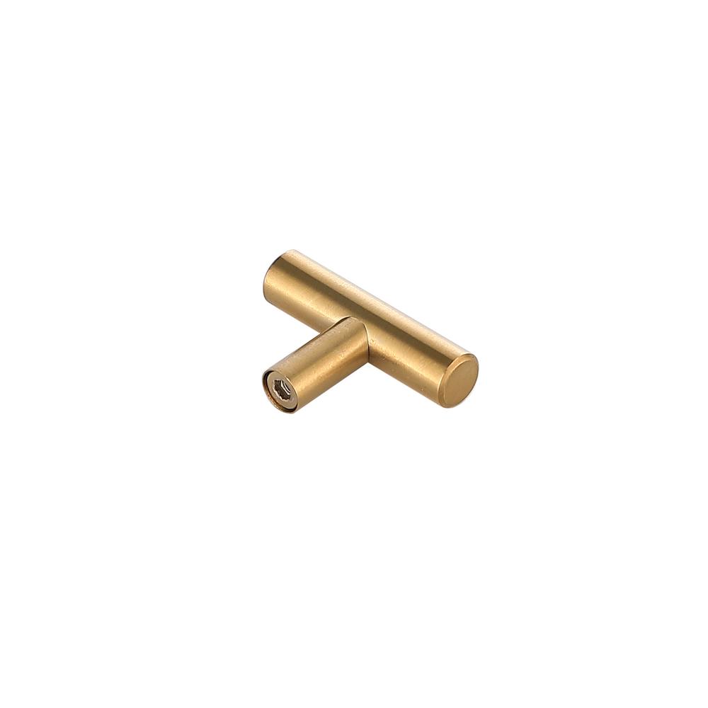 Quinn Brass T Bar Pull Multipack (set of 10). Picture 4