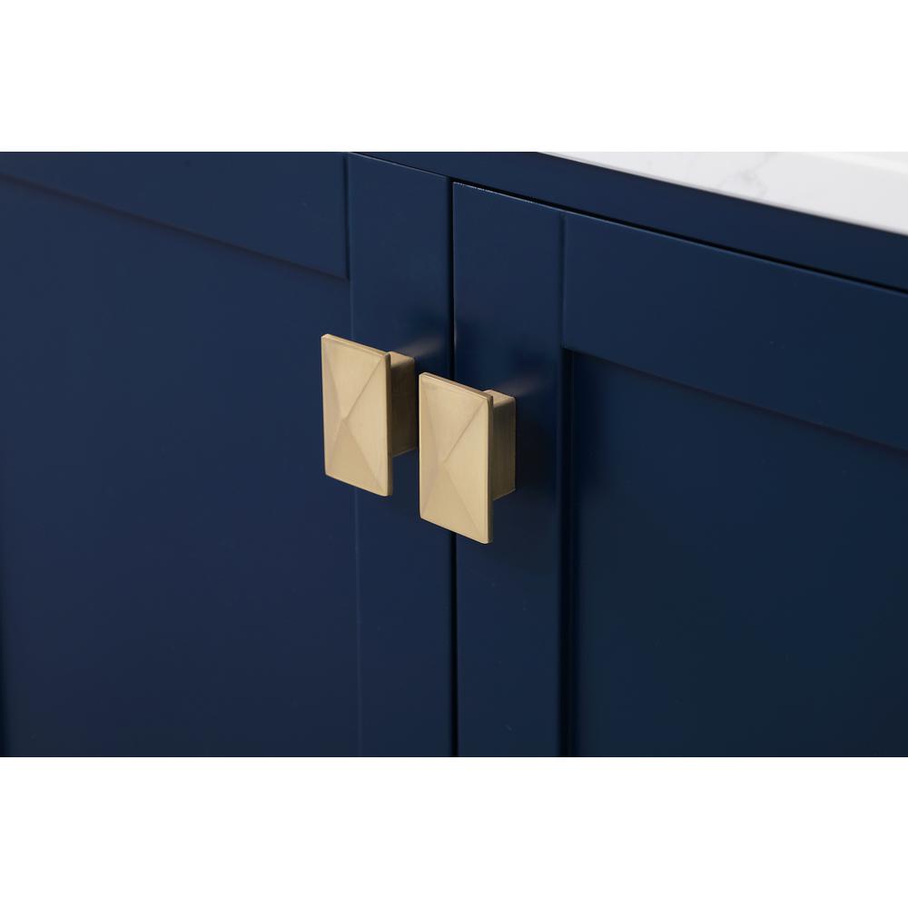 72 inch Double Bathroom Vanity in Blue. Picture 12