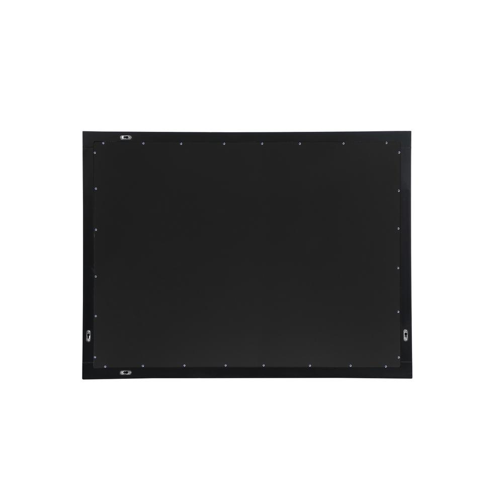 Aqua vanity mirror 48x36 inch in black. Picture 8