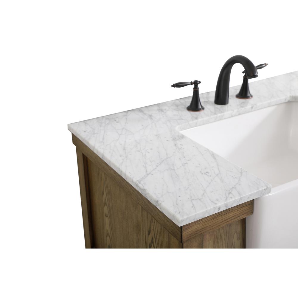 36 inch Single bathroom vanity in driftwood. Picture 11