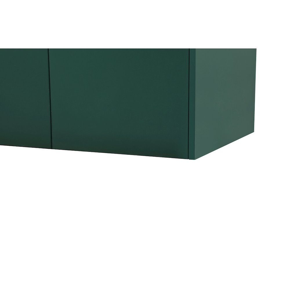 30 Inch Single Bathroom Vanity In Green With Backsplash. Picture 13