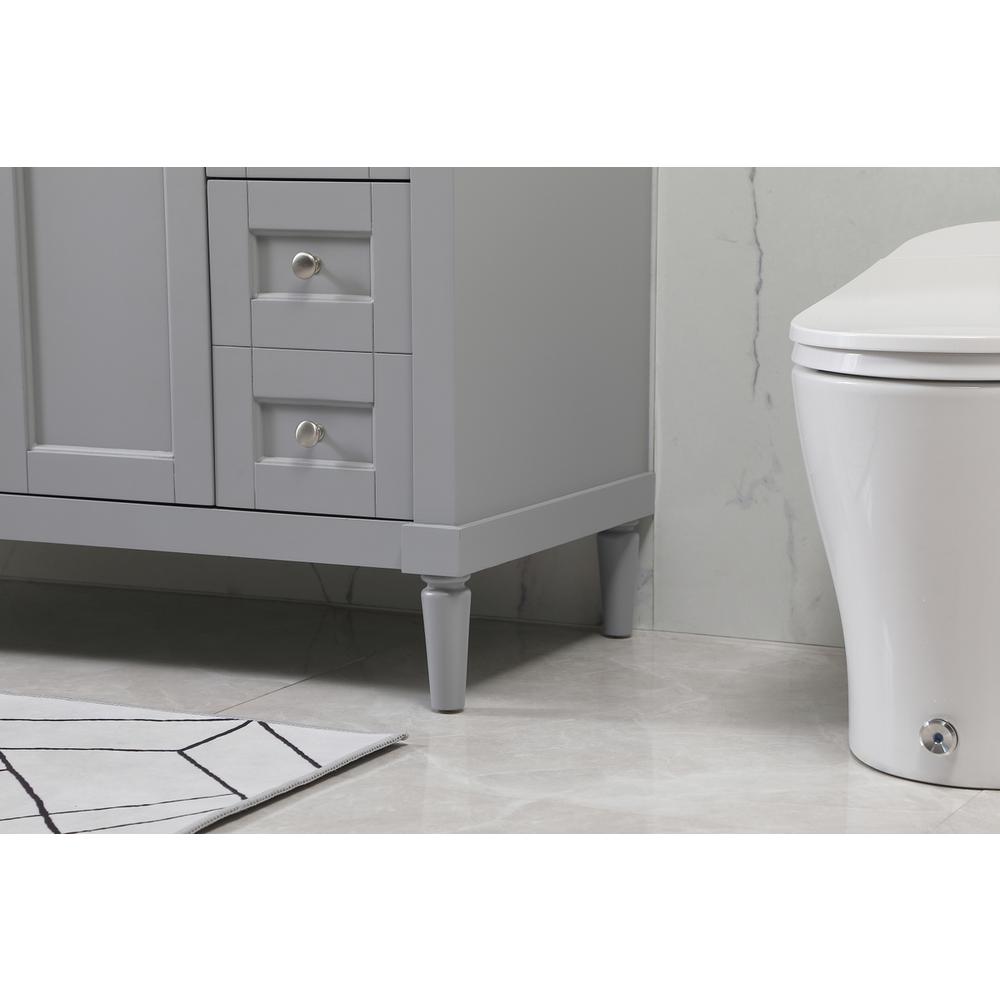 48 inch Single bathroom vanity in grey. Picture 6