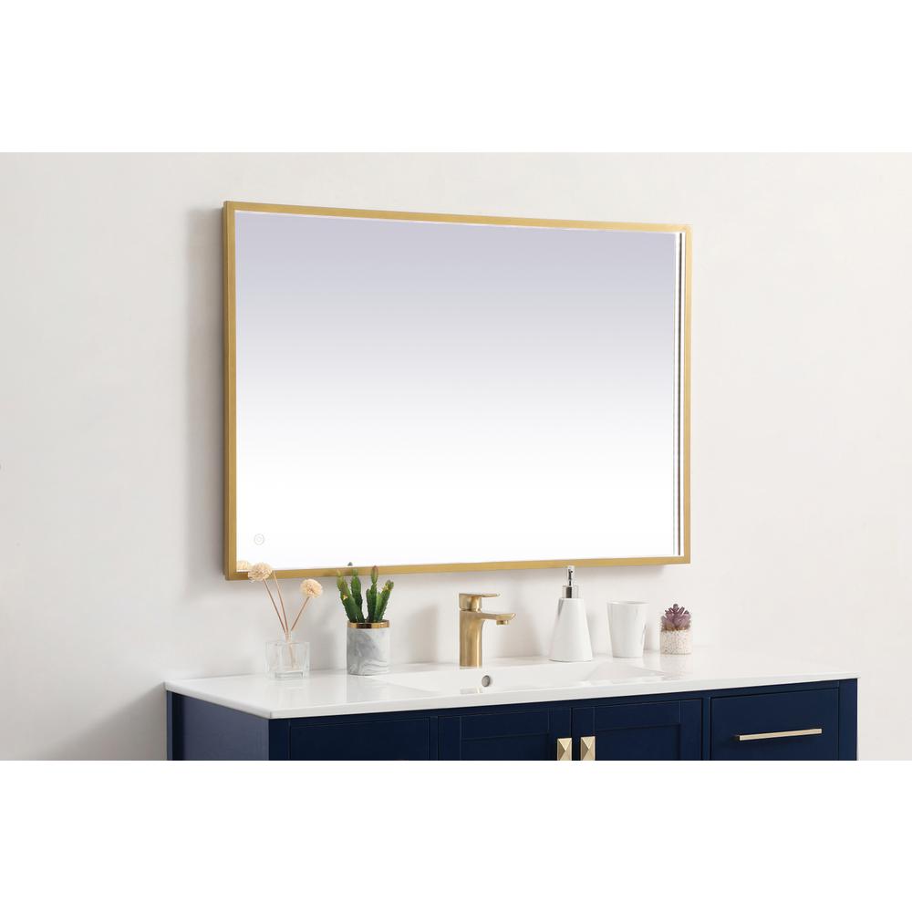 Pier 27x40 inch LED mirror with adjustable color temperature. Picture 4