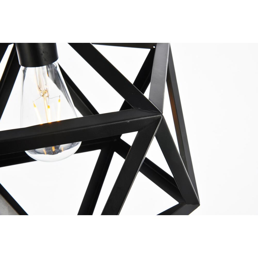 Redmond Collection Pendant D13.0'' H14.6 Lt:1 Black Finish. Picture 6