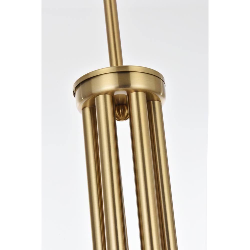 Layne 55 inch chandelier in Gold. Picture 4
