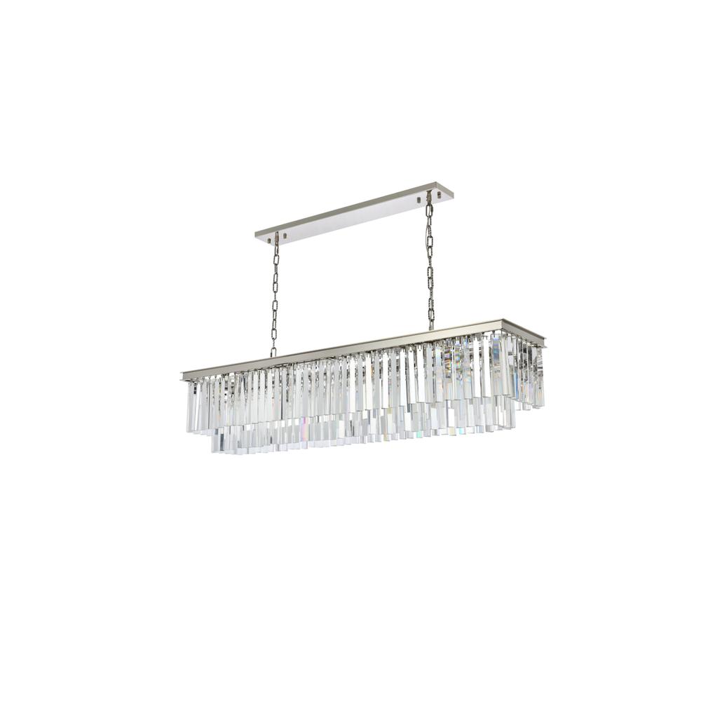 Sydney 12 light polished nickel Chandelier Clear Royal Cut Crystal. Picture 6