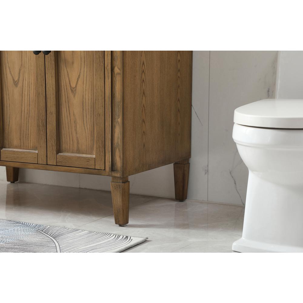 36 inch Single bathroom vanity in driftwood. Picture 6