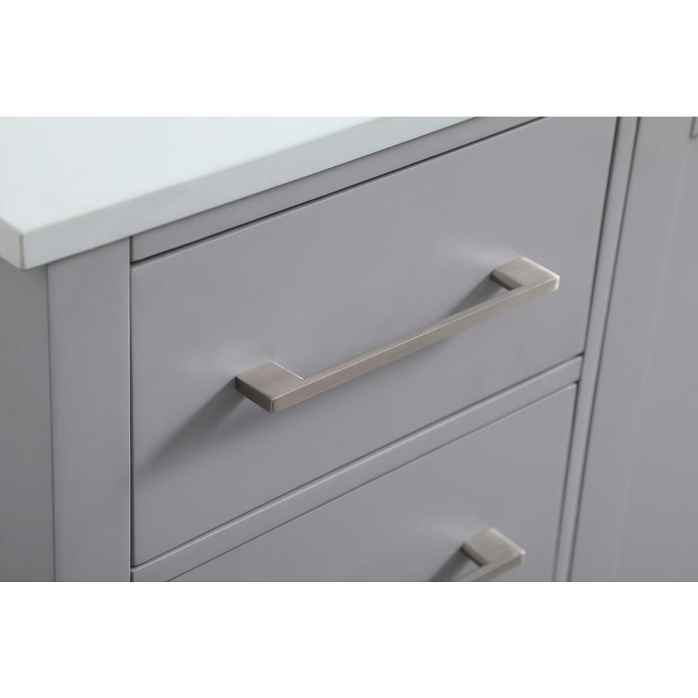54 Inch SIngle Bathroom Vanity In Grey. Picture 12