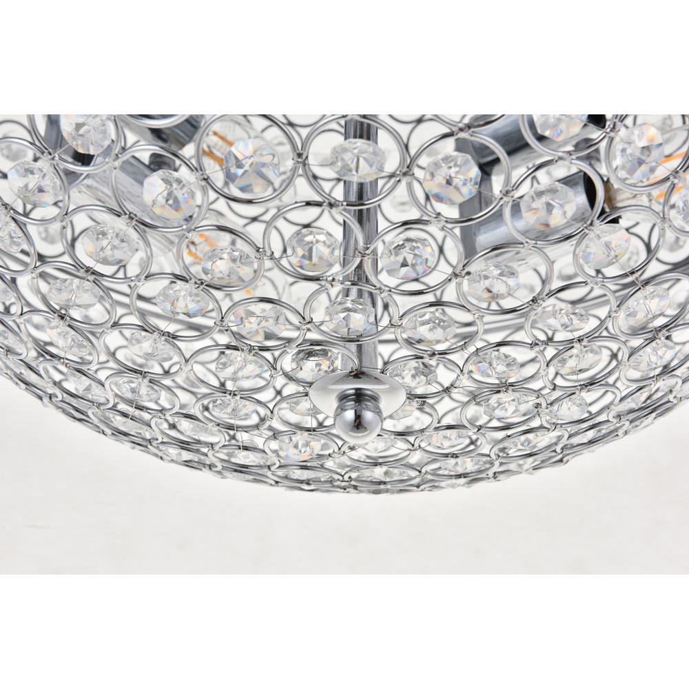 Taye 4 light Chrome Flush Mount. Picture 9