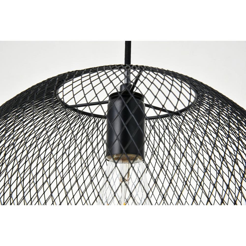 Keller 1 Light Black Pendant. Picture 5