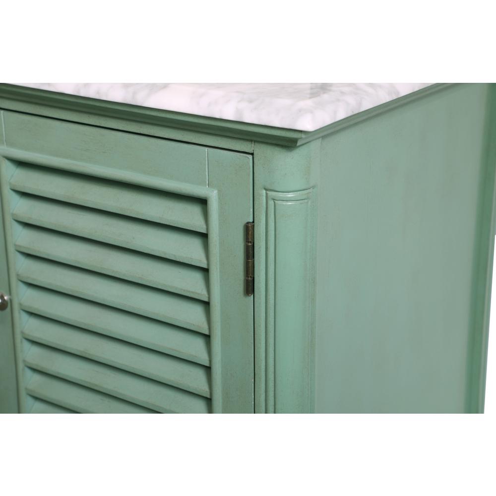 19 inch Single Bathroom Vanity in Vintage Mint. Picture 5