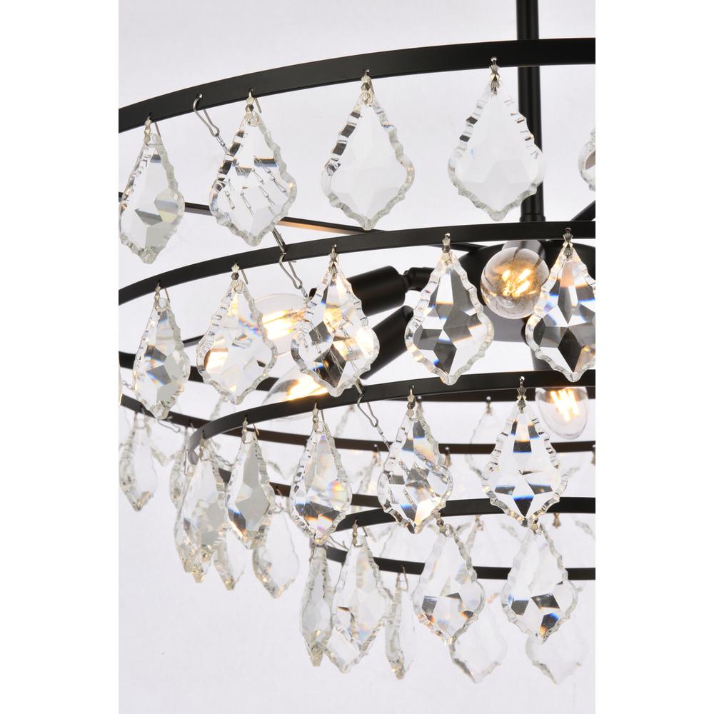 Ella 28 inch pendant in black. Picture 4
