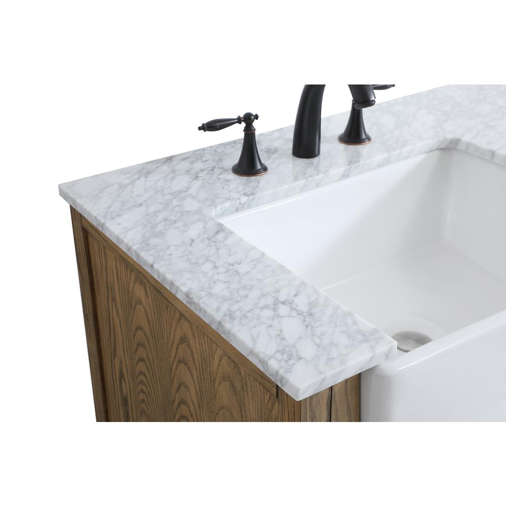 36 inch Single bathroom vanity in driftwood. Picture 11