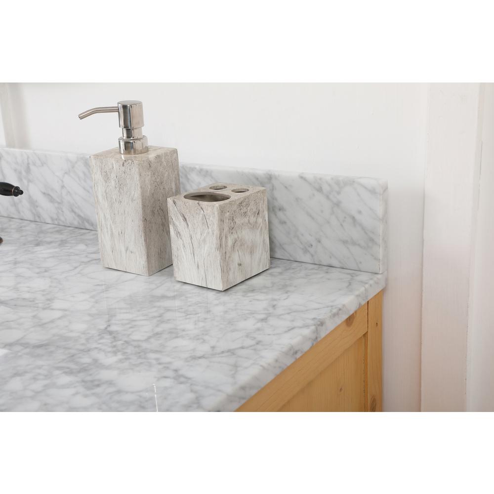 48 inch Single bathroom vanity in natural wood. Picture 5