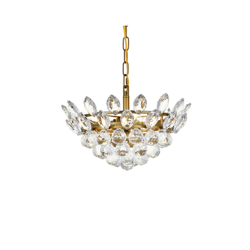 Emilia 14 inch pendant in brass. Picture 2