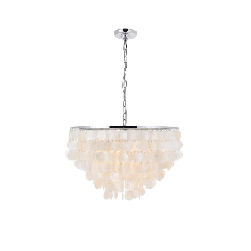 Selene 6 light Chrome Pendant. Picture 3