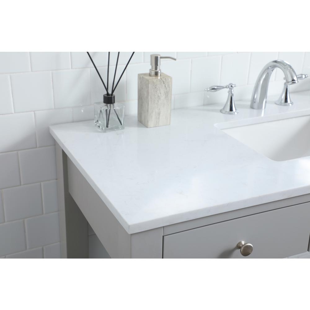 48 Inch ADA Compliant Bathroom Vanity In Grey. Picture 5