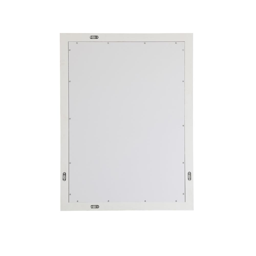 Aqua rectangle vanity mirror 27 inch in White. Picture 8