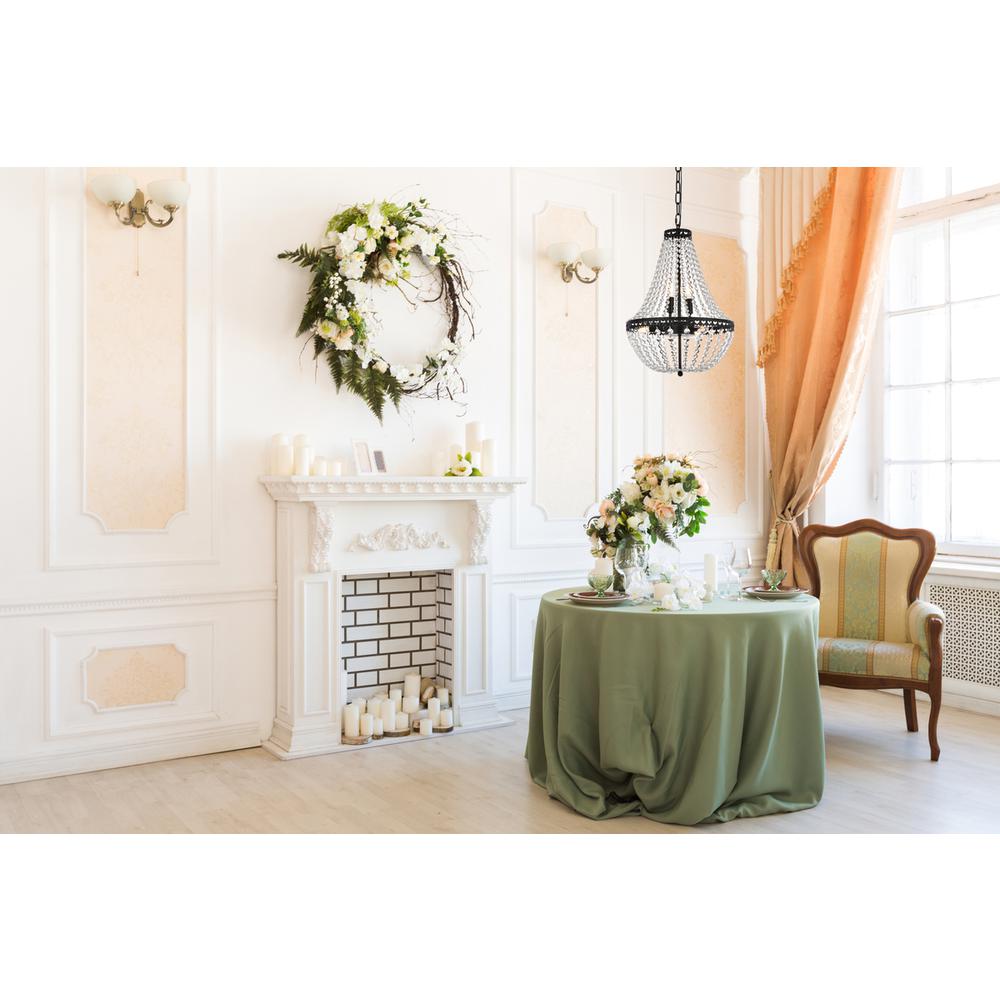 Valeria 14 inch pendant in black. Picture 7