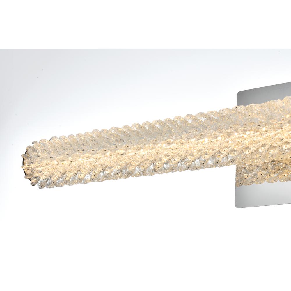 Bowen 30 inch Adjustable LED Wall Sconce in Chrome. Picture 5
