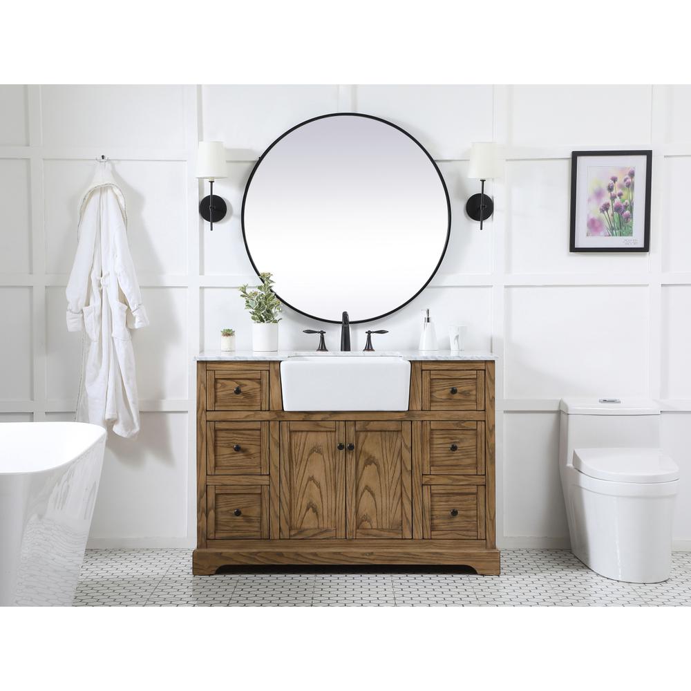 48 inch Single bathroom vanity in driftwood. Picture 4