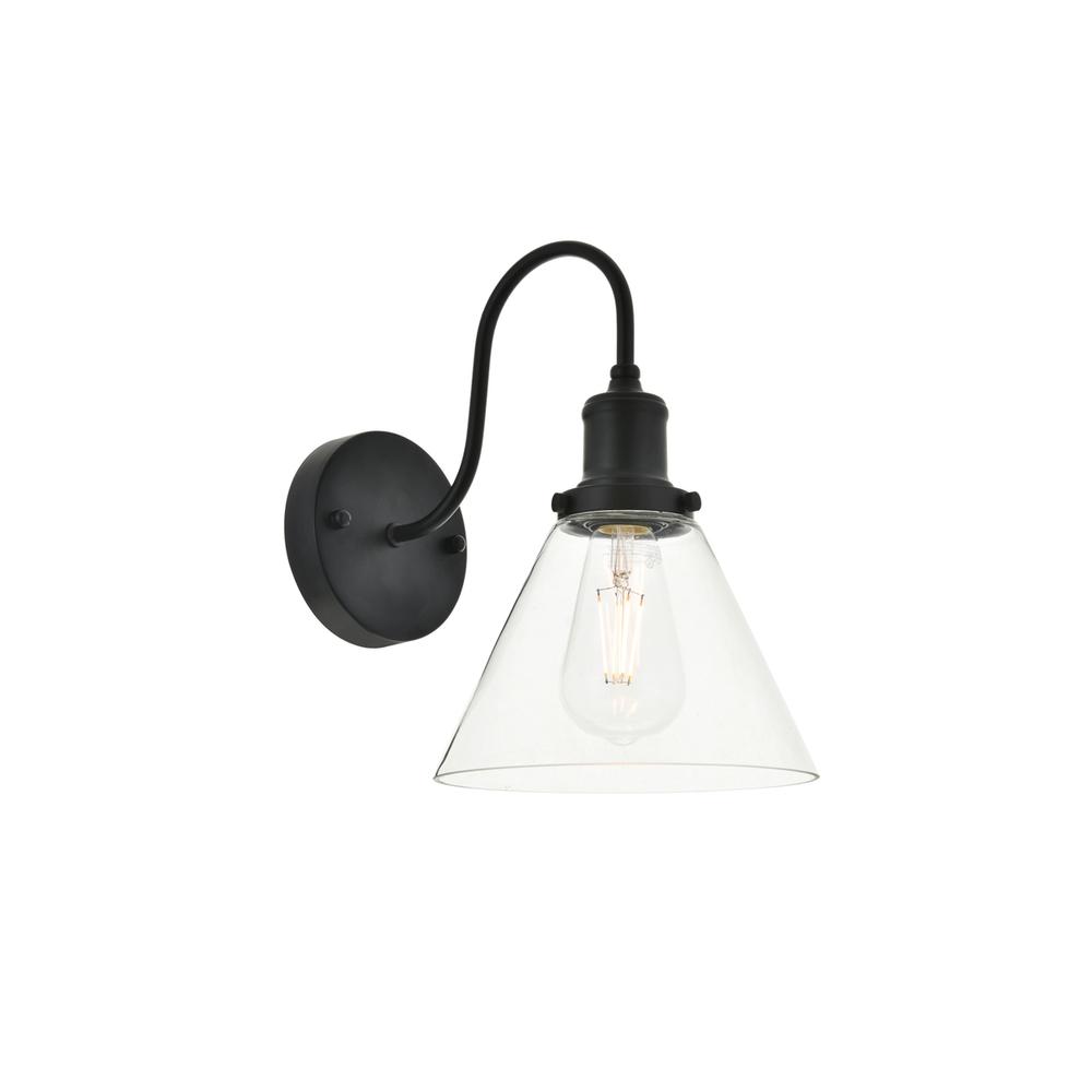 Histoire 1 light black Wall Sconce. Picture 3