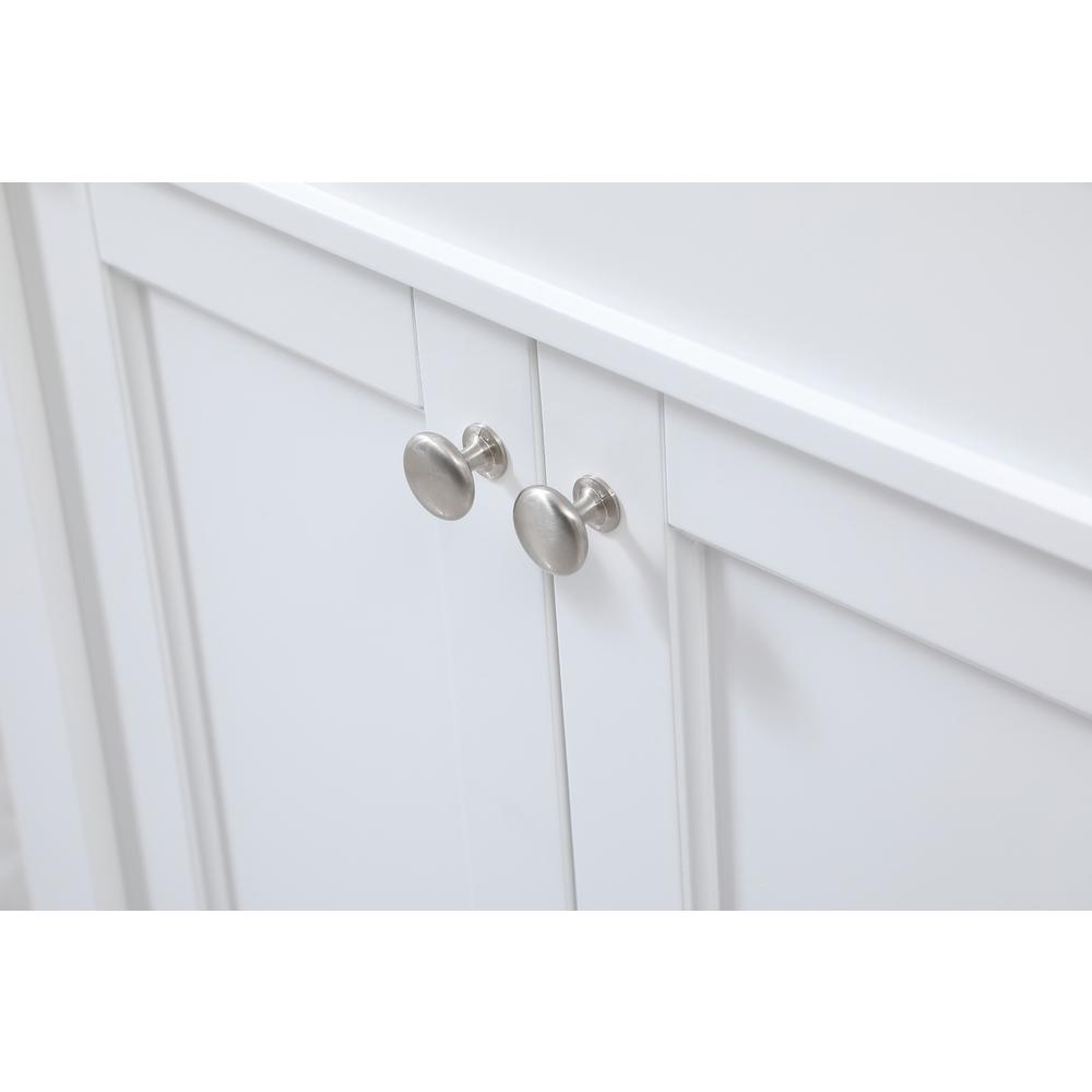 36 inch Single bathroom vanity in white with backsplash. Picture 12