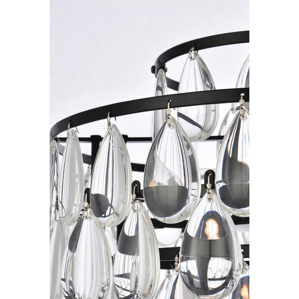 Mila 14 inch pendant in black. Picture 4