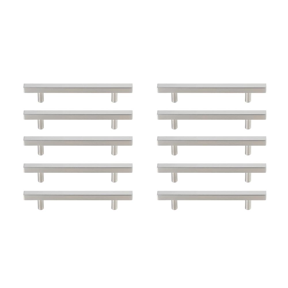 Dior 5" Center to Center Brushed Nickel Bar Pull Multipack (set of 10). Picture 1