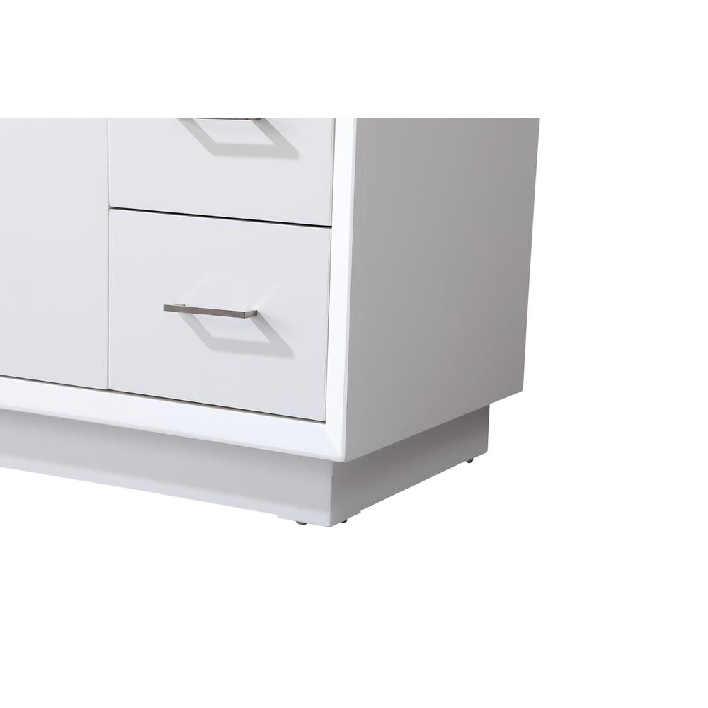 54 Inch SIngle Bathroom Vanity In White. Picture 13