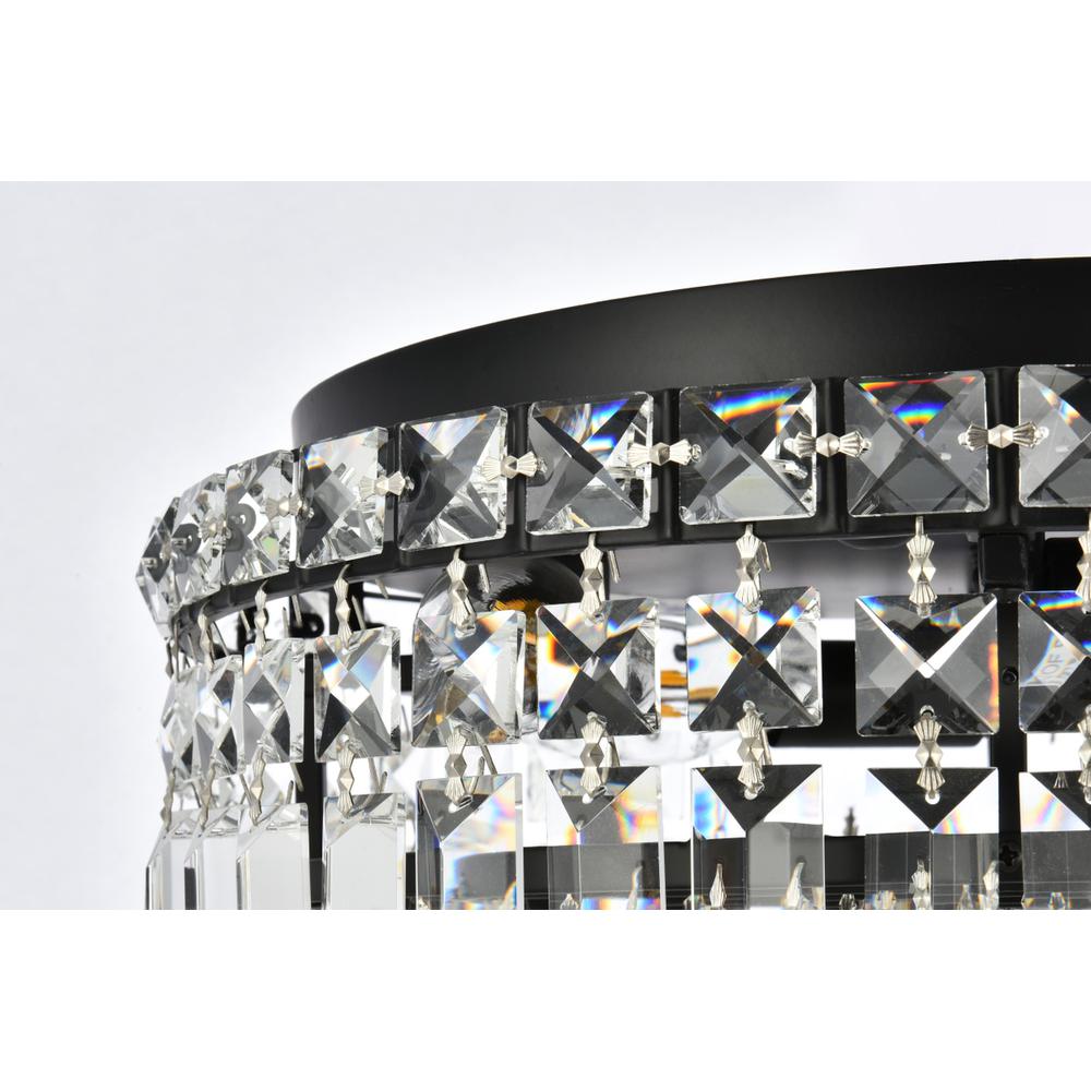 Maxime 14 inch black flush mount. Picture 3