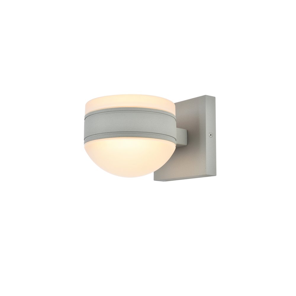 Raine Integrated Led Wall Sconce In Silver. Picture 2