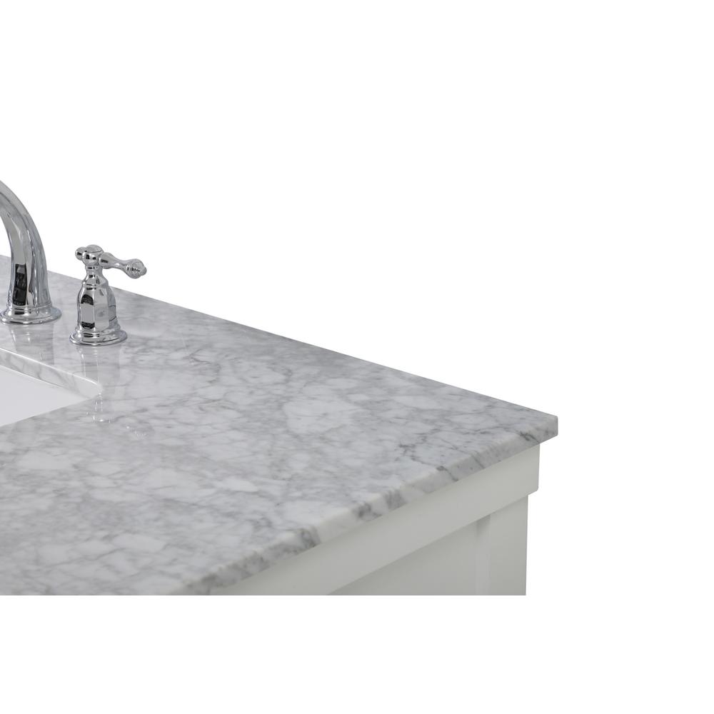 42 inch Single bathroom vanity in white. Picture 11