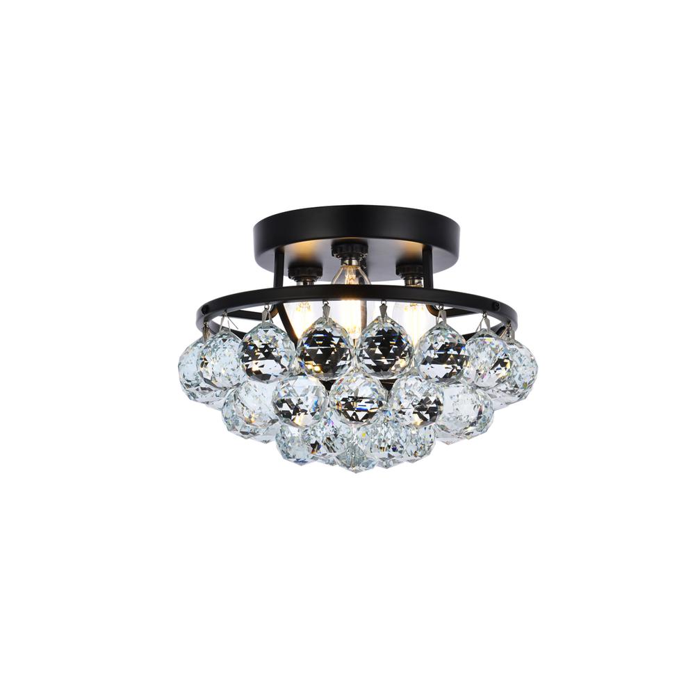 Corona 10 inch black flush mount. Picture 1